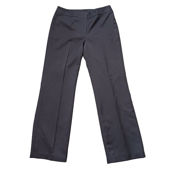 Nine West Suit‎ Pants Black Flat Front Dress Slacks Fully Lined Size 8 - Picture 1 of 9